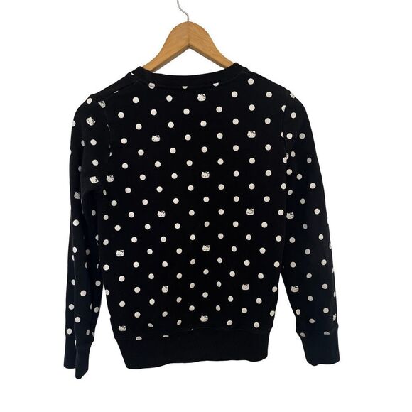 Hello Kitty Black Polka Dot Women's Top - Picture 2 of 6